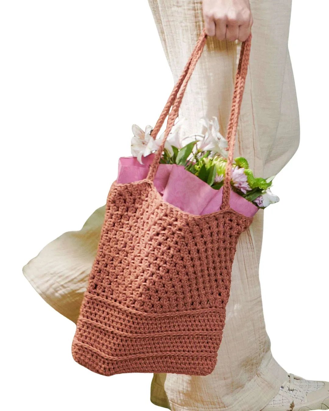 Ridged Crochet Tote Bag – Easy, Textured & Seriously Useful - Bigbac